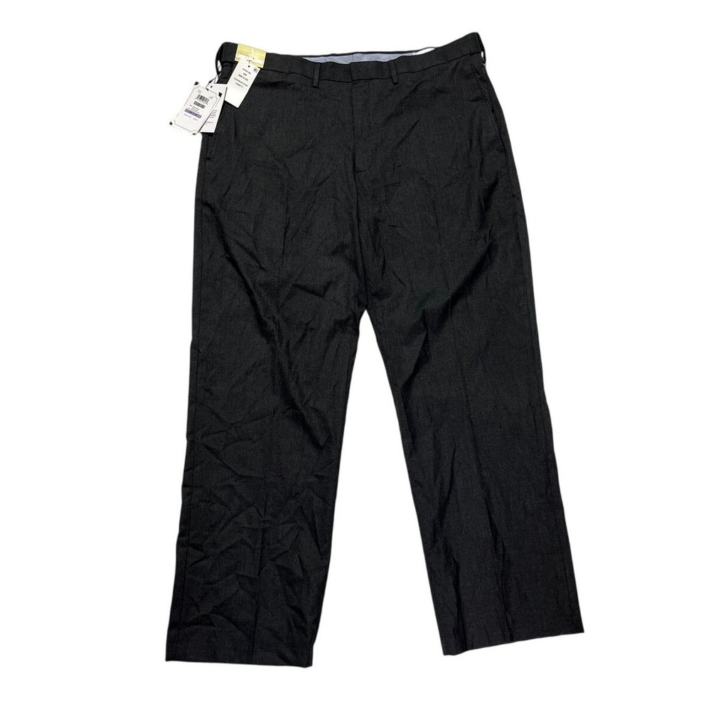 Haggar Premium Classic Fit Pleated Hidden Expandable Waist Pants 38x30